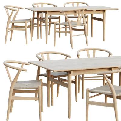 现代木制餐桌椅组合